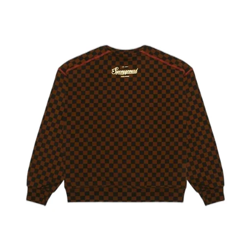 Sprayground Kids Checkered Shark Sweater