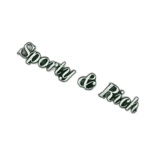 Sporty & Rich Slogan Printed Crewneck T-Shirt