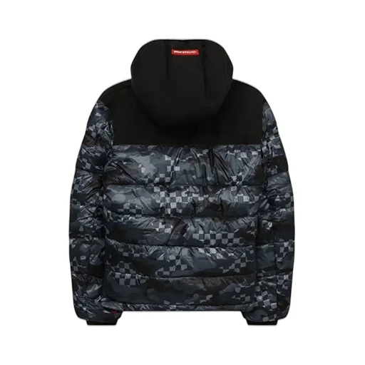 Sprayground Kids Shark Print Down Jacket