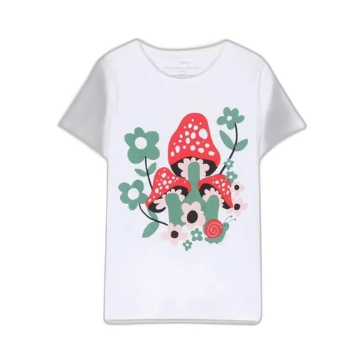 Stella Mccartney Mushroom Floral Tee