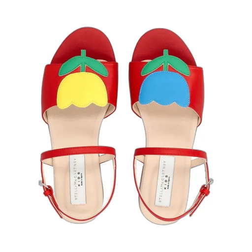 Stella Mccartney Kids Flower Patch Open Toe Sandals