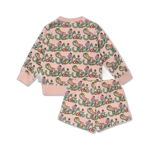 Stella Mccartney Kids All-Over Printed Shorts Set