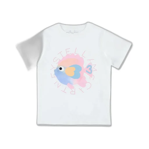 Stella Mccartney Kids Animal Printed Crewneck T-Shirt