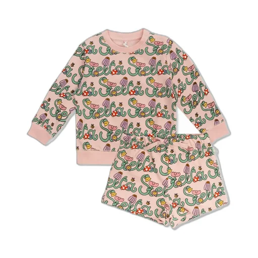 Stella Mccartney Kids All-Over Printed Shorts Set
