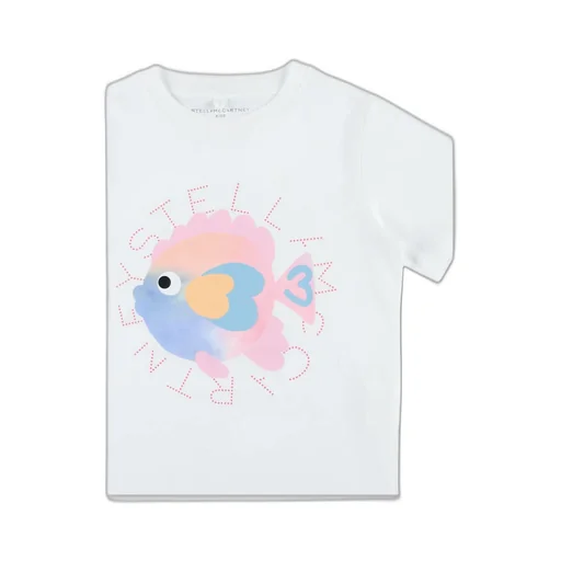 Stella Mccartney Kids Animal Printed Crewneck T-Shirt