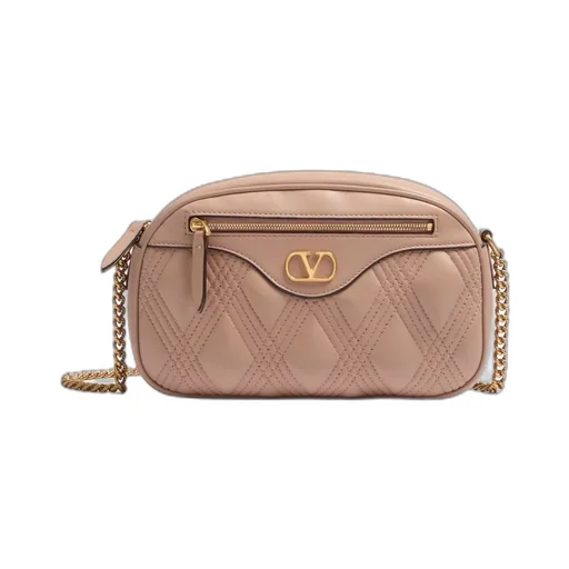 Valentino Quiltie 67 Zip-Up Medium Shoulder Bag
