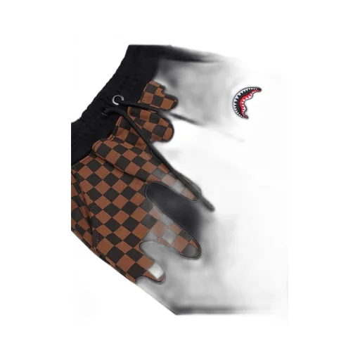 Sprayground Kids Checkered Logo Pants