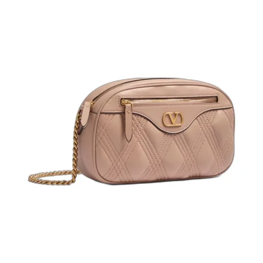 Valentino Quiltie 67 Zip-Up Medium Shoulder Bag