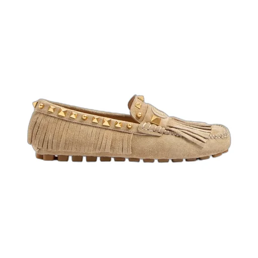 Valentino Garavani Rockstud Plaster Caster Square Toe Loafers