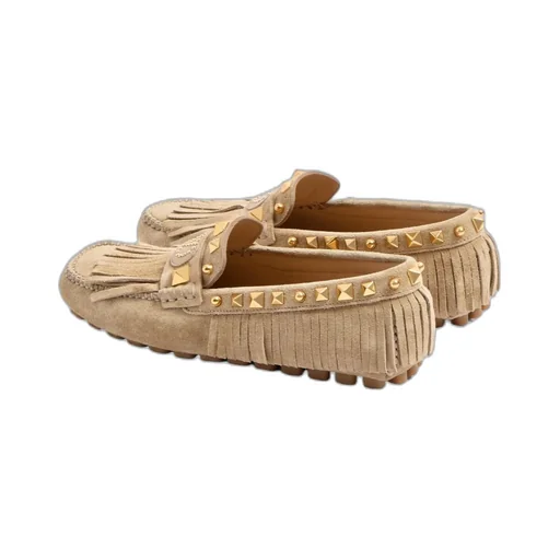 Valentino Garavani Rockstud Plaster Caster Square Toe Loafers