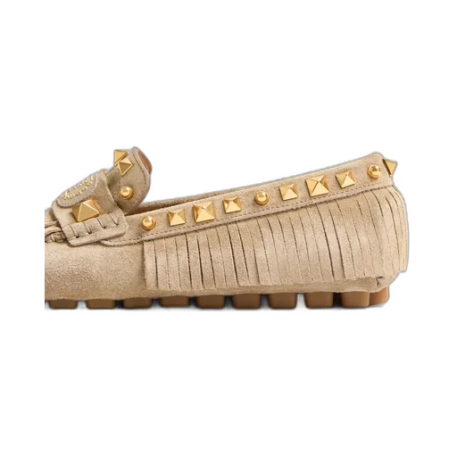Valentino Garavani Rockstud Plaster Caster Square Toe Loafers