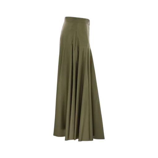 Max Mara Studio Oxiria Pleated Long Skirt