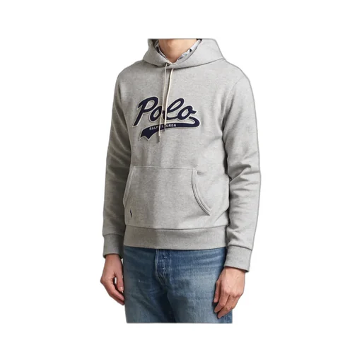 Polo Ralph Lauren Double-Knit Logo Drawstring Hoodie