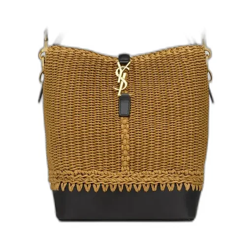 Saint Laurent Le 37 Logo Plaque Bucket Bag