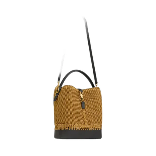 Saint Laurent Le 37 Logo Plaque Bucket Bag
