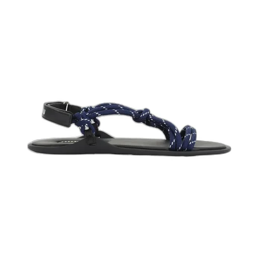 Riviere Cord And Leather Sandals