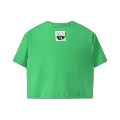 Msgm Kids Logo Printed Crewneck T-Shirt