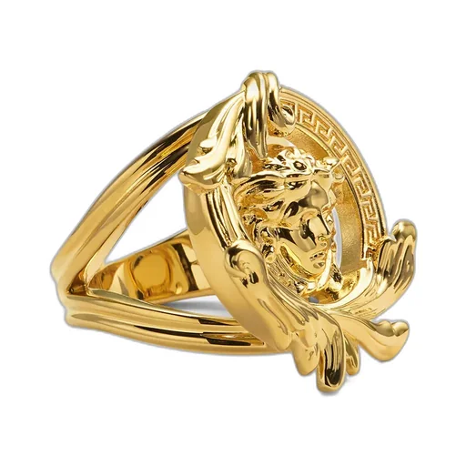 Versace Medusa Head Motif Ring