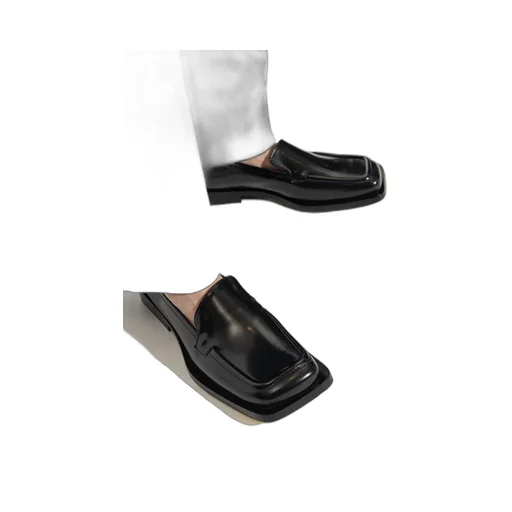 The Attico Square-Toe Loafers