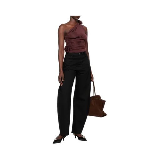 Magda Butrym One-Shoulder Ruched Top