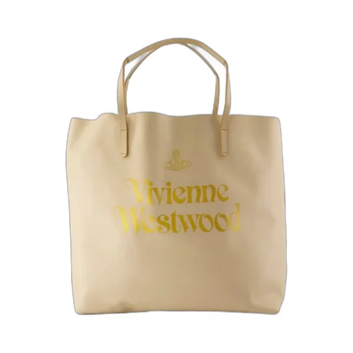 Vivienne Westwood Studio Logo Printed Shopper Bag