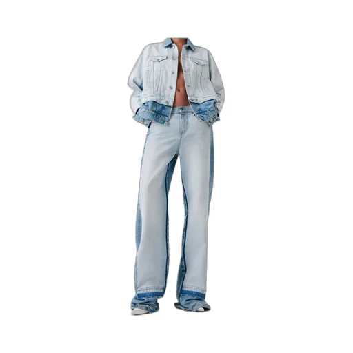 Stella Mccartney Contrast Panel Denim Jacket