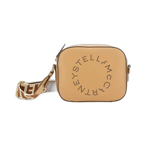 Stella Mccartney Logo Perforated Mini Camera Bag