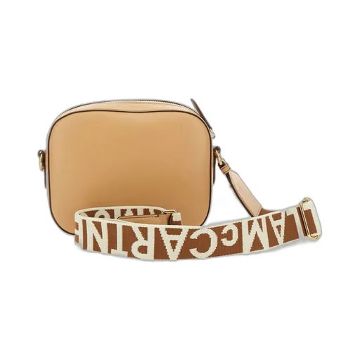 Stella Mccartney Logo Perforated Mini Camera Bag