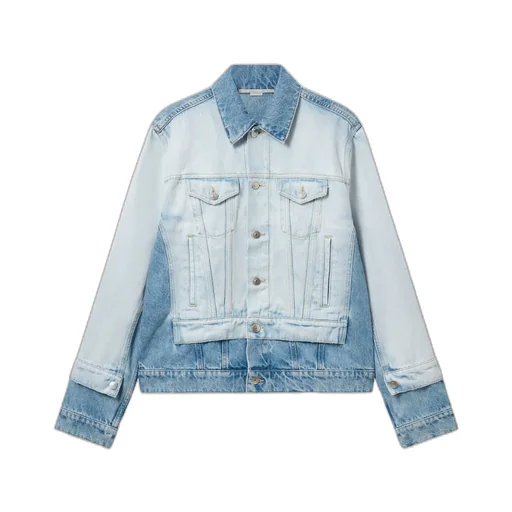 Stella Mccartney Contrast Panel Denim Jacket