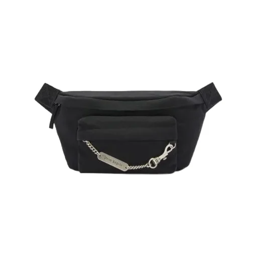 Palm Angels Chain Detailed Zipped Belt Bag