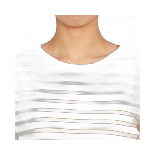 Round-Neck Striped T-Shirt