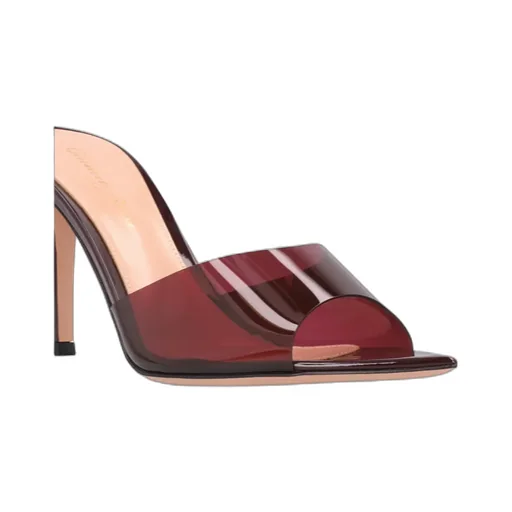 Elle 85Mm Leather Mules