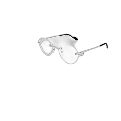 Cartier Round Frameless Glasses