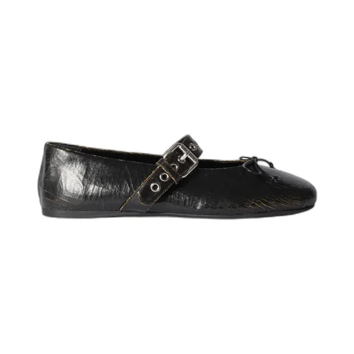 Miu Miu Buckle Fastened Ballerinas
