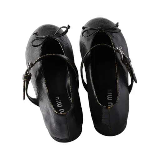 Miu Miu Buckle Fastened Ballerinas