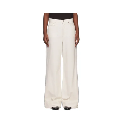 High Waist Denim Trousers