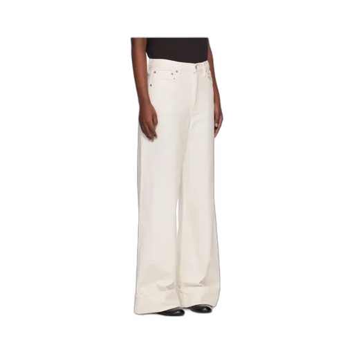 High Waist Denim Trousers