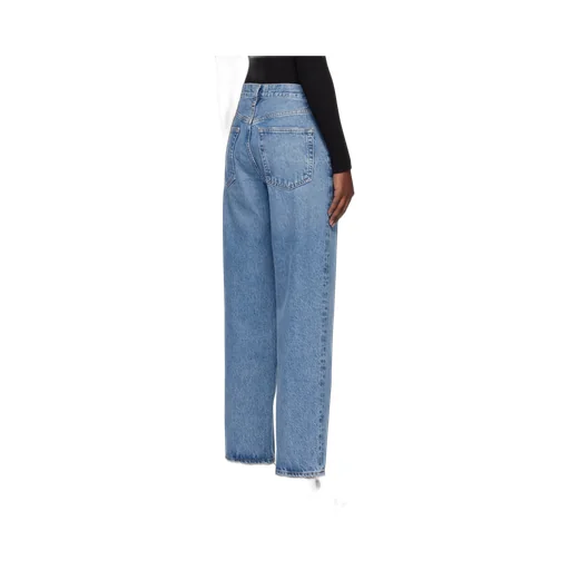 Agolde Mid Rise Straight Leg Jeans