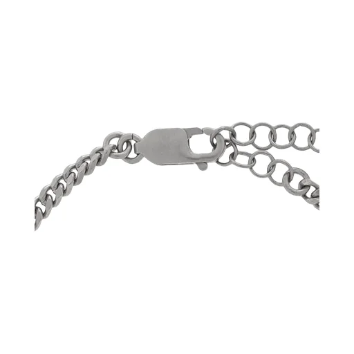 Mm6 Maison Margiela Logo Plaque Bracelet