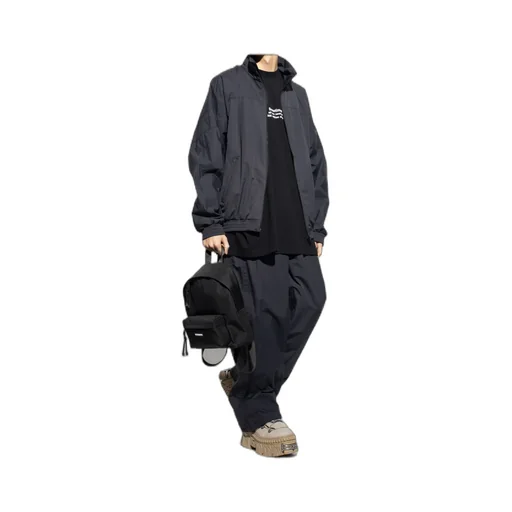 Elastic Waist Casual Pants