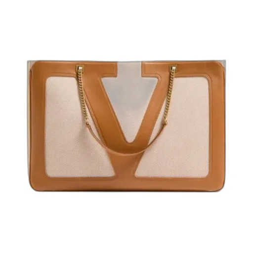 Valentino Vlogo Patch Zip-Up Shoulder Bag