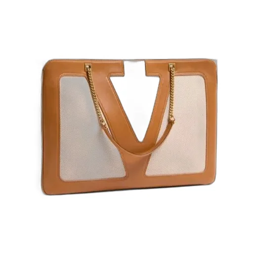 Valentino Vlogo Patch Zip-Up Shoulder Bag