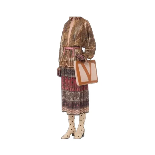 Valentino Vlogo Patch Zip-Up Shoulder Bag