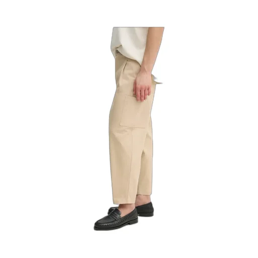 Straight-Leg Cargo Trousers