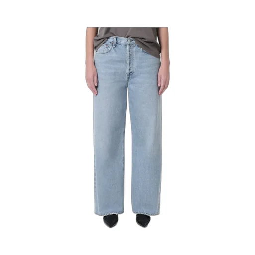 Agolde Low-Waisted Straight-Leg Jeans