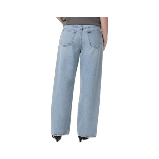 Agolde Low-Waisted Straight-Leg Jeans