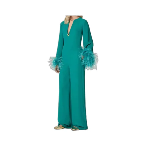 Vlogo Feathered Jumpsuit