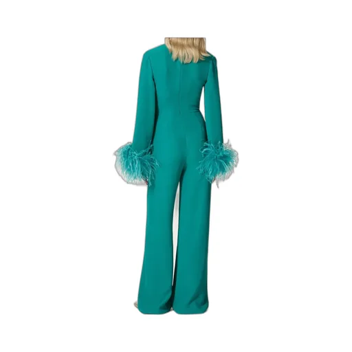 Vlogo Feathered Jumpsuit