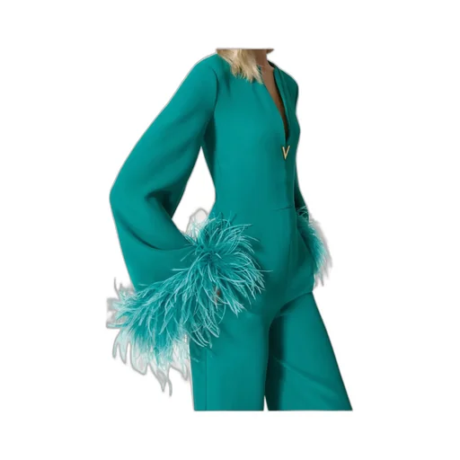 Vlogo Feathered Jumpsuit