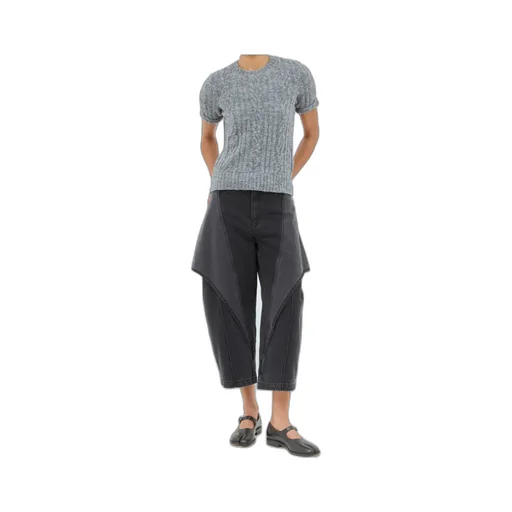 Jw Anderson Short-Sleeved Crewneck Knitted T-Shirt